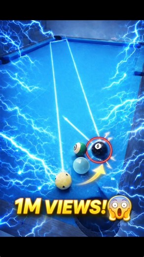 Impossible Pool Shot 😱 | 1M Views Magic Trick You Won’t Believe! ⚡