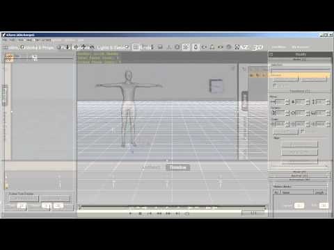 3DXchange5 Tutorial - Importing BVH Motions to iClone via Daz Studio