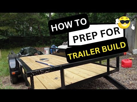 Ep.17 How to Prep for a PRESSURE WASHING TRAILER BUILD