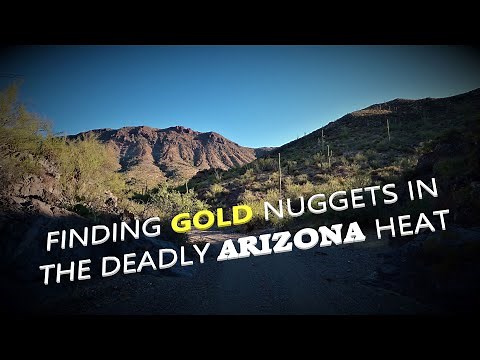 Prospecting For Gold Nuggets With Metal Detectors In Arizona`s Sonoran Desert . Lots of Gold Found !