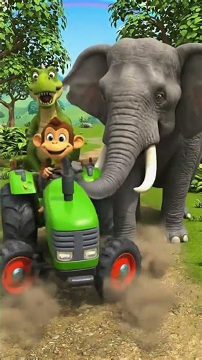 hathi ke upar gadi chadha di