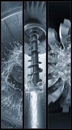 Water → Electricity ⚡ | Hydro Turbine Generator #Shorts