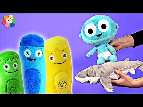 Baby Shark Song With Color Crew Toys | Baby Songs & Nursery Rhymes For Children By BabyFirst