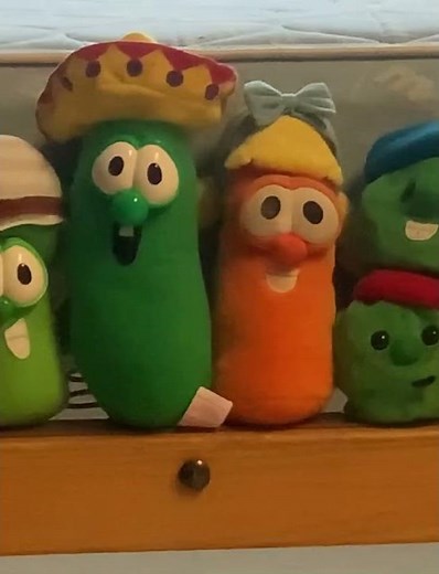 My VeggieTales plush toy collection