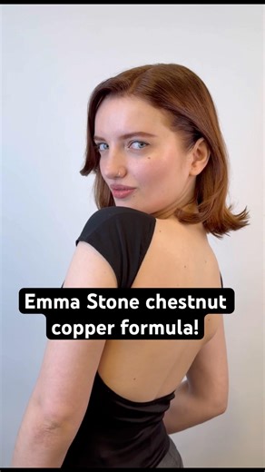 #oscars2026 #emmastone #haircolour recreating Emma Stone hair colour from red carpet event!