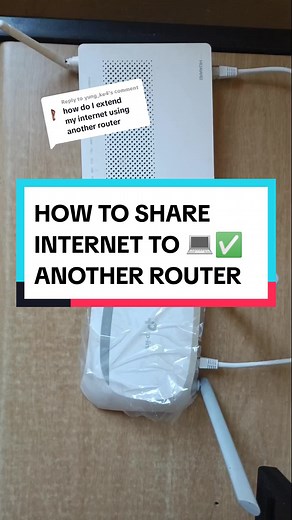 How to Connect Two Routers for Sharing Internet Connection
