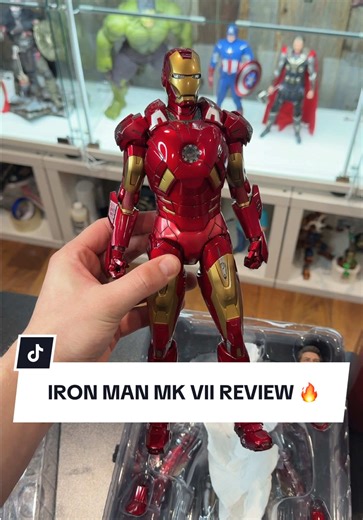 IRON MAN MK VII REVIEW 🔥 #ironman #tonystark #avengers #hottoys #actionfigures