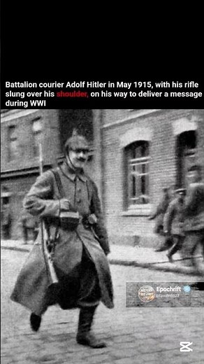 Adolf Hitler Serving in WWI (1915)