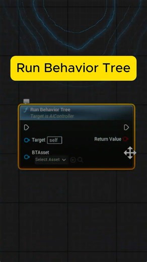 Run Behavior Tree Node Explained 🧠🎮 #UnrealEngine #AI #GameDev
