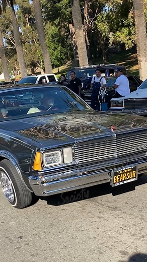 10K views · 361 reactions | Chevy El Camino LOWRIDER equipped with hydraulics bouncing and cruising through Elysian Park in Los Angeles, California!  | Skid Society | Facebook