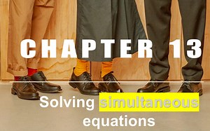 IG MATH-chapter 13-simultaneous equations
