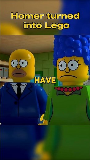 Simpsons turned Lego