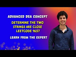 Determine the two Strings Are Close | leetcode 1657