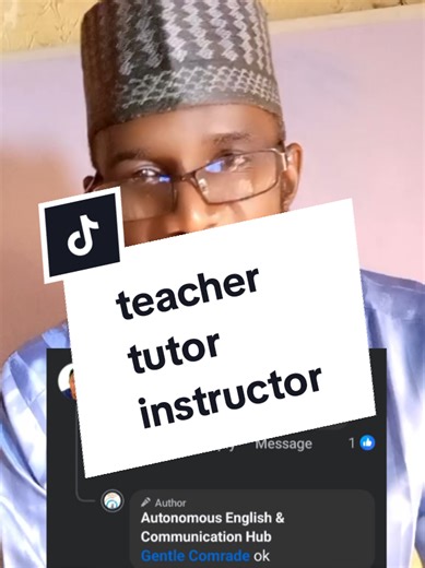 Understanding the Roles: Teacher, Tutor, and Instructor