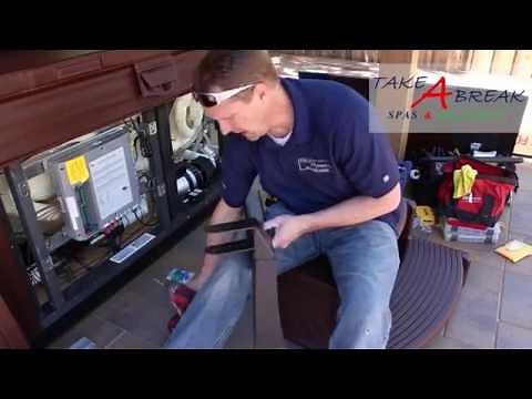 Installing a Cover lifter on a Jacuzzi 480