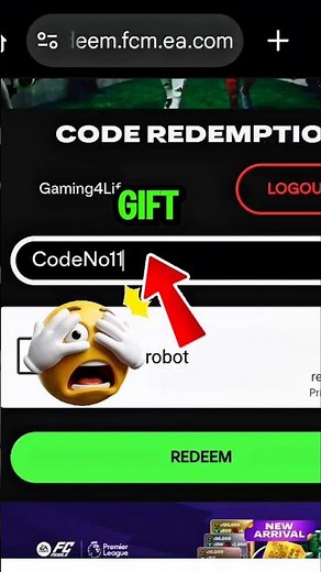HOW TO GET NEW REDEEM CODES KODE HARI INI CODIGOS IN EA FC FIFA MOBILE 25 26 #shorts #fcmobile