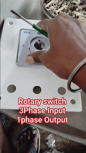 Rotary Switch Conection #electrical #electrician #electric #electronic #electronic #rotaryswitch