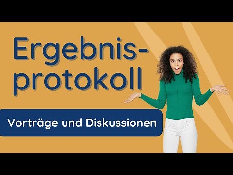 ✅ Ergebnisprotokoll schreiben Anleitung mit Beispiel