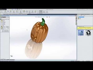 Modeling a pumpkin in SolidWorks - Part 2 - Assembly