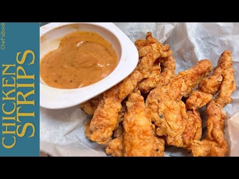KFC style chicken strips at home | recipe by chef’s book