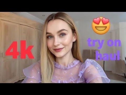 Transparent Lingerie & See-Through Dresses | micro Bikini Try-On Haul (4K)