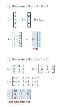 19.3 - Exercícios sobre Matrizes #enem #escola #matemática #professor