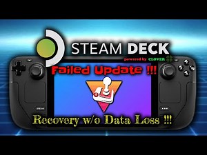 Steam Deck - How to recover from a failed Batocera update without data loss!