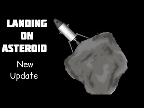 landing on asteroid in spaceflight simulator update | SFS 1.6