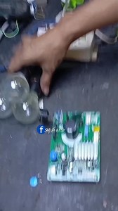 After the repair is complete, it's time to test the refrigerator inverter module using a light bulb as a compressor replacement. Sekema ada di komentar 👌 #tricks #solutions #service #modules #automotive #reelsfb #followers | Sugih Arto