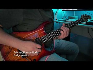 DiMarzio Crunch Lab/LiquiFire vs Fishman Fluence Modern pickups comparison