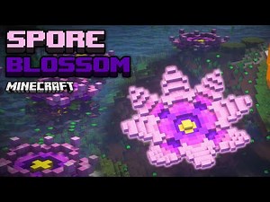 How To Build The Spore Blossom From 1.18 In Minecraft