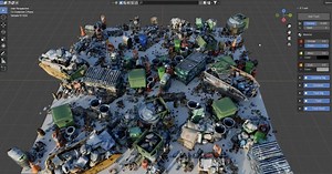 Get This One-Click Blender Realistic Trash Generator