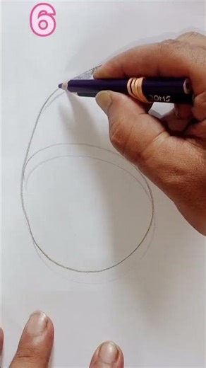 How To Draw Number 6 | #number6 #numberdrawing