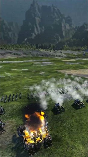 DWARFS with GATLING GUNS vs NORSCA! Total War Warhammer 3 MODS