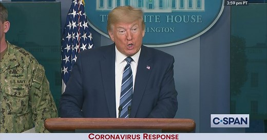 President Trump with Coronavirus Task Force Briefing