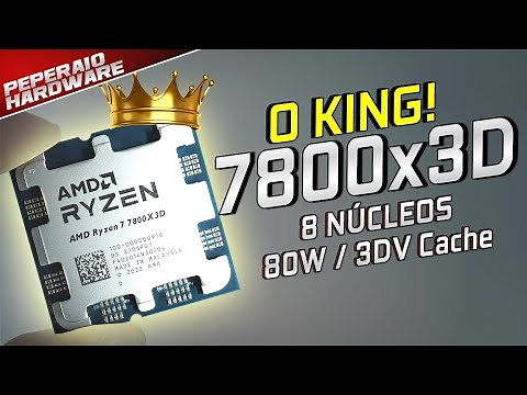 RYZEN 7 7800x3D, eis o novo KING para JOGOS! Baixo consumo e Alta performance (vs 13900k, 5800x3D)