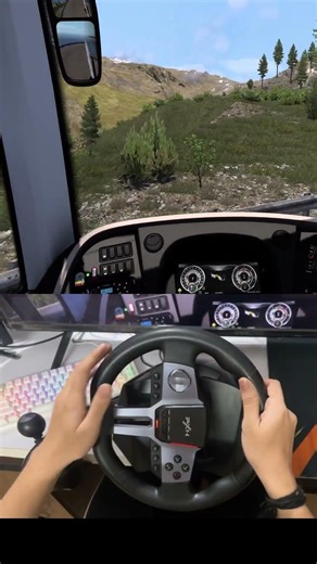 Blind Hill Road Bus Drive ⚠️ ETS2 Realistic POV