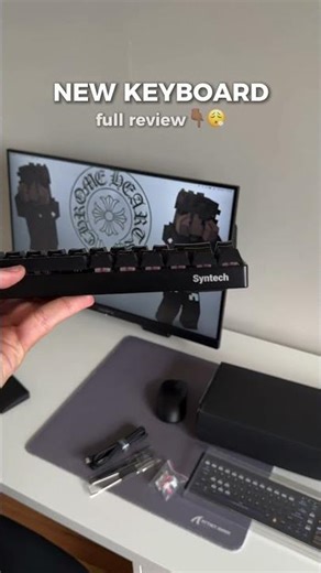 New Keyboard! Full Review Below 👇🏾⌨️🔥 #keyboard #newkeyboard #keyboardsetup #mysetup #desksetup