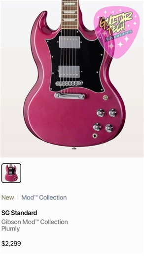 Modern SG? Silver Knobs + Plum Finish 👀