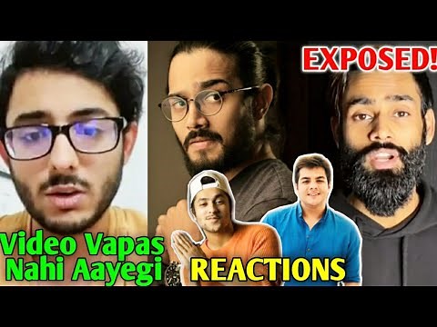 CarryMinati Reacts To DELETED VIDEO - YouTubers Respond! | Amir Siddiqui Exposed Audio Recording |