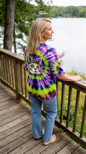 ☮️🌈 𝗙𝗥𝗘𝗘 𝗦𝗢𝗨𝗟, 𝗖𝗢𝗢𝗟 𝗖𝗔𝗧 𝗩𝗜𝗕𝗘𝗦 𝗦𝗛𝗜𝗥𝗧😺🌀 👉Shop now: http://hippiegroovy.com/purple-green-swirl-cat This funny hippie cat face shines on a bold psychedelic swirl, capturing the wild spirit of hippie life and the independent soul of every cat lover. It celebrates freedom, self-expression, and living unapologetically—just like a cat who follows its own path. Playful, artistic, and full of positive energy. #hippiegroovy #HippieCat #PsychedelicVibes #FreeSpirit | The Groovy 