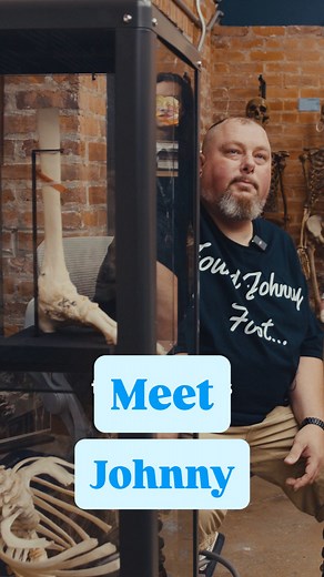 Johnny’s story is a powerful reminder of what self-advocacy can look like. After a lifetime of pain from a severely corrected clubfoot and multiple surgeries, he made the courageous decision to pursue an amputation, a choice that finally gave him control over his own comfort and future. Johnny decided to loan his amputated leg to The Bone Museum so others could learn from his experience. By letting people see the long-term effects of overcorrection and the reality of living with chronic pain, he