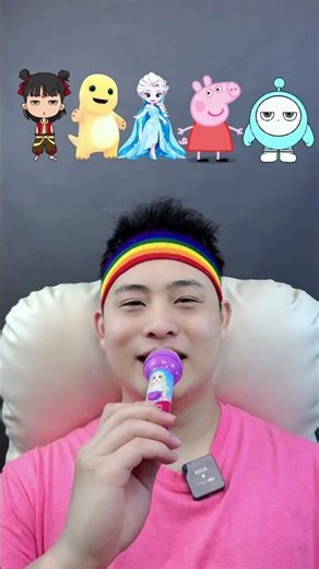 Colorful cute cartoon snacks party immersive eating #shorts