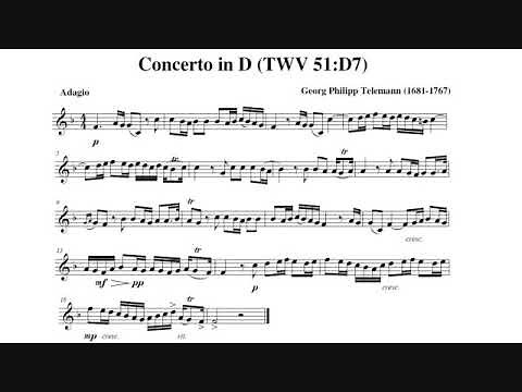 Georg Philipp Telemann: Trumpet Concerto (Maurice André, trumpet) I