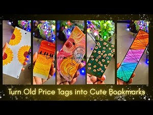 How to make bookmark with Paper & Price tag🔖 l make beautiful bookmark at home #trending #diy