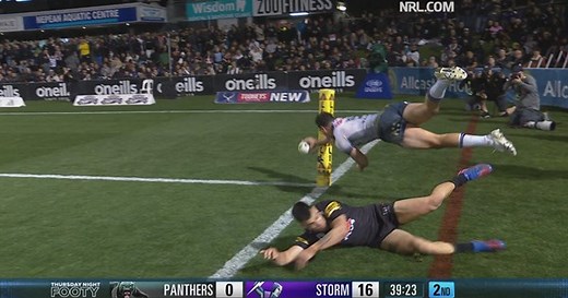 Coates with the best non-finish ever seen