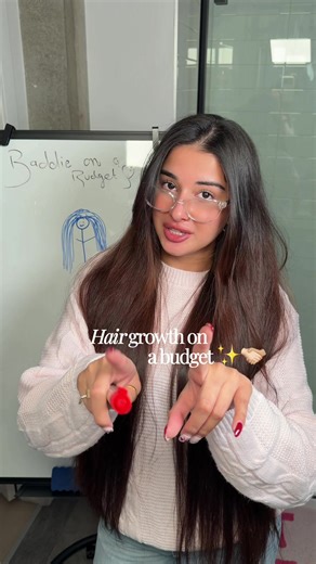 Baddie on a Budget: How to grow your hair on a budget 🩷✨🌱🍃 @L’Oréal Paris • • • • • #longhair #hairgrowth #haircaretips #ad