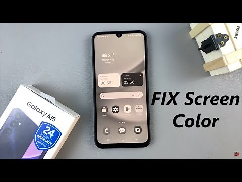 How To FIX Screen Color On Samsung Galaxy A15