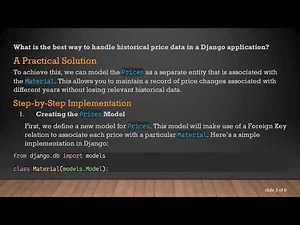 How to Keep Information about Multiple Changes Related to a Material Model in Django