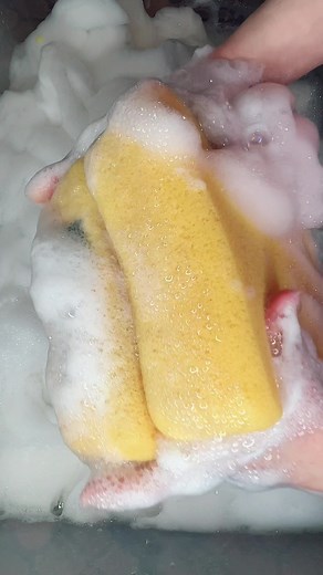 🌲 #ASMR #watersounds #spongesqueezing #asmrtiktoks #fyp #cleantiktok #bubblytok #soapoverload #pinecleaners #pinesqueeze #pinesquad #relaxasmr #asmr